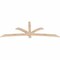 Ekena Millwork Davenport Smooth Timber Gable Bracket, Douglas Fir, 84"W x 31"H x 1 1/2"D x 3 1/2"F, 9/12 Pitch GBW084X31X0204DAV00SDF - alternate 3